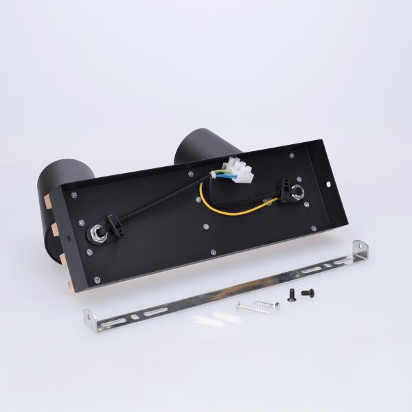 Brilagi - Точково осветително тяло SELE WOOD ACOUSTIC 2xGU10/30W/230V черно/дърво