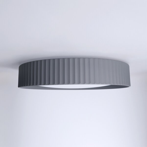 Brilagi - LED димируема таванна лампа LUCIA LED/48W/230V Ø 41 см сива + дистанционно управление
