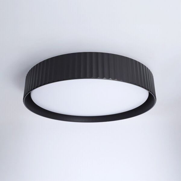 Brilagi - Димируема LED таванна лампа LUCIA LED/48W/230V Ø 41 cm черна+ДУ