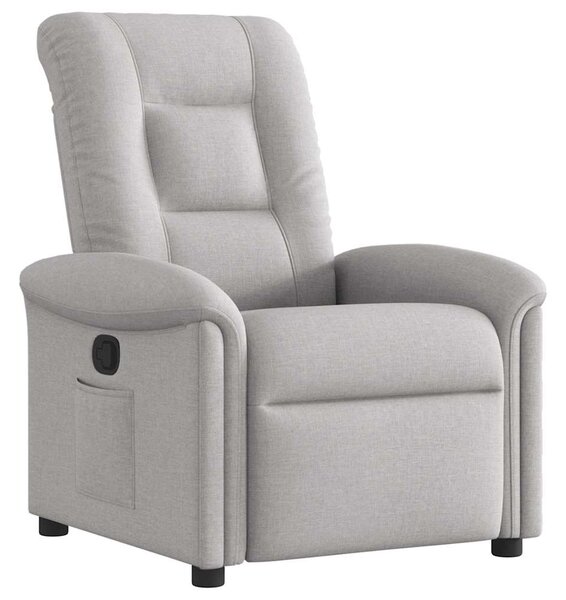 VidaXL Recliner Chair Cloud Grey Fabric