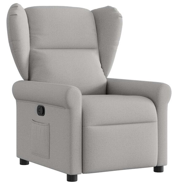 VidaXL Recliner Chair Cloud Grey Fabric