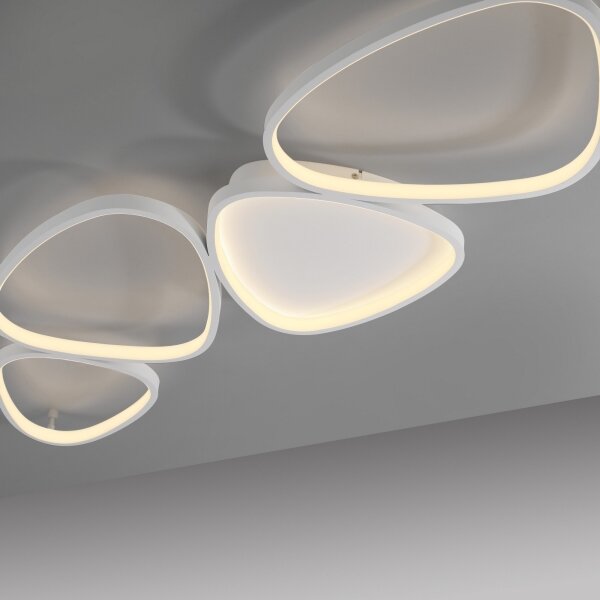 Schöner Wohnen 14039-16 - димируемо LED таванно осветително тяло PEBBLES LED/35,5W/230V бяло