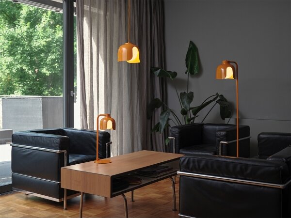 Osram - Подова лампа DECOR COROLLE 1xE27/15W/230V оранжева