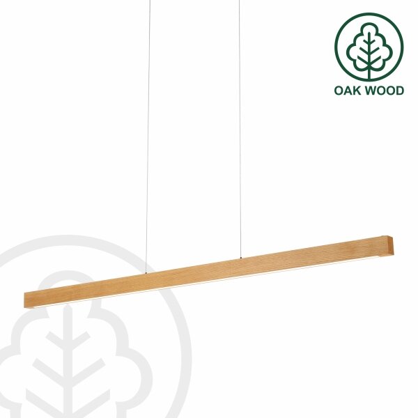 LED полилей на кабел VERDE LED/18W/230V 3000K 106 cm дъб