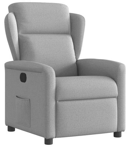 VidaXL Recliner Chair Cloud Grey Fabric