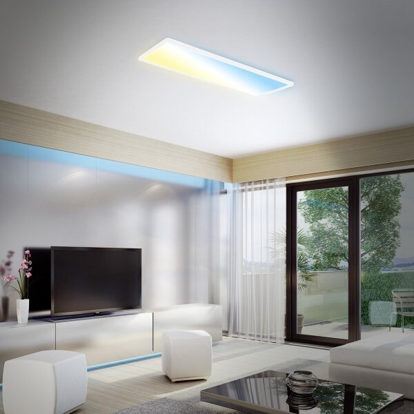 Briloner 7403-016 - LED Димируем плафон SLIM LED/23W/230V 2700-6500K + д.у