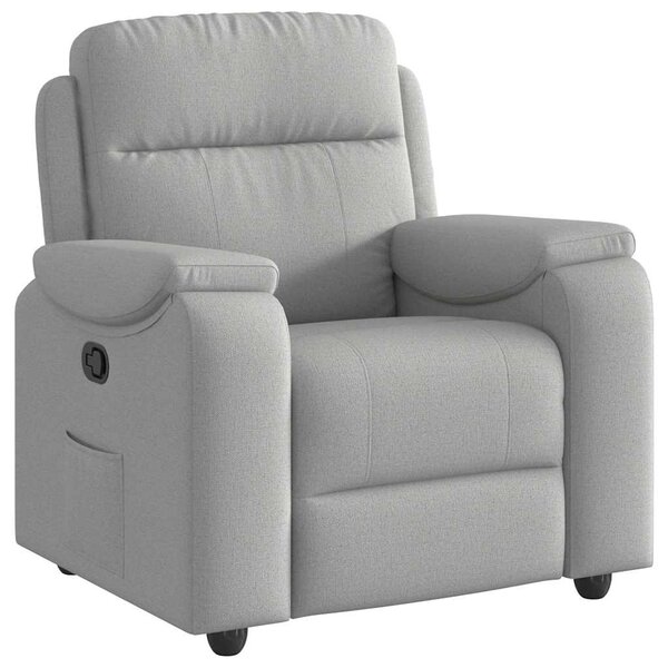 VidaXL Recliner Chair Cloud Grey Fabric