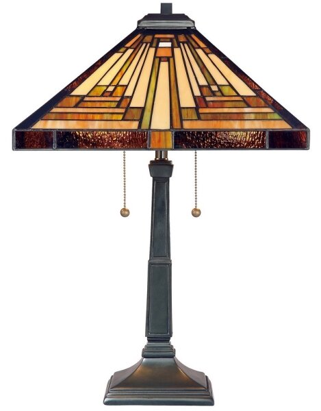 Elstead QZ-STEPHEN-TL - Настолна лампа Tiffany STEPHEN 2xE27/60W/230V