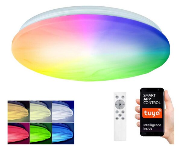 Solight WO792 - LED RGB Димируема лампа WAVE LED/30W/230V Wi-Fi Tuya + д.у