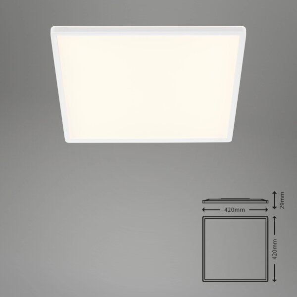 Briloner 7158-416 - LED Лампа SLIM LED/22W/230V 42x42 cм