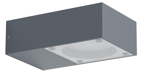 Ideal Lux - Външно стенно осветително тяло SIRIO 1xGX53/9W/230V IP65 антрацит