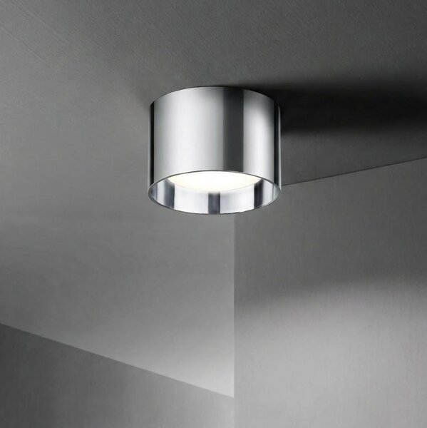 Ideal Lux - LED спот SPIKE 1xGX53/9W/230V Ø 10 см, лъскав хром