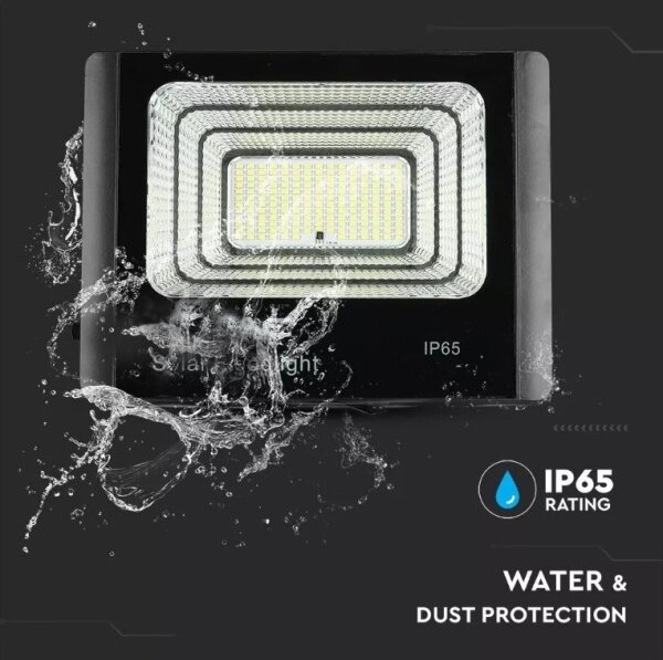 LED соларен прожектор 16W, 4000K, IP65, димер, с DO