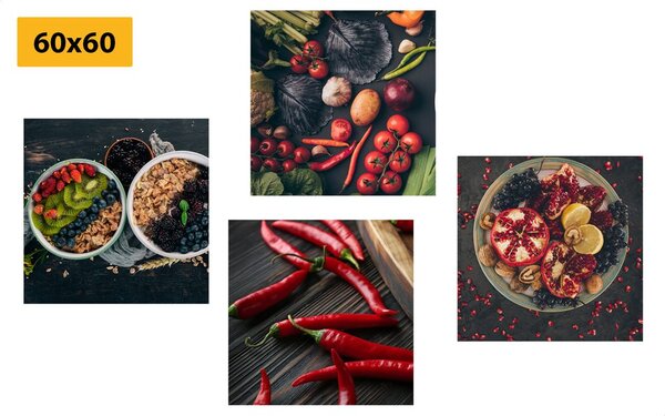 Комплект картини – Деликатни закуски