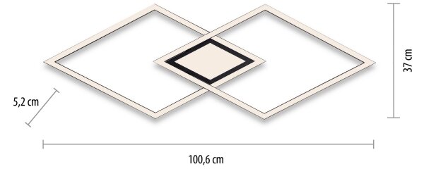 Leuchten Direkt 14695-18 - LED Лампа ASMIN LED/48W/230V