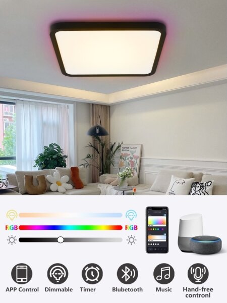 Immax NEO 07167-B40-LED RGBCCT 50W Wi-Fi Tuya димируемо осветление с ДУ