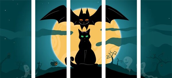 Картини от 5 части – Приятелски духове при пълнолуние