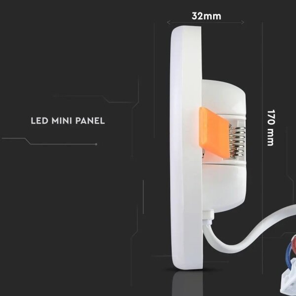 LED Лампа за вграждане SAMSUNG CHIP LED/18W/230V 3000K