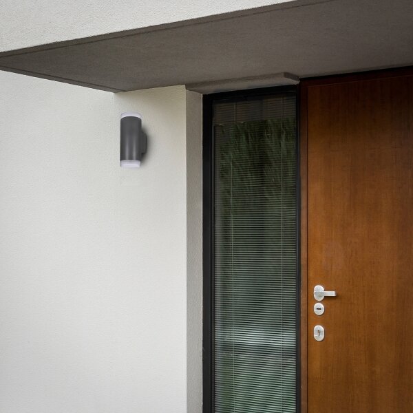 BRILAGI -LED RGBW Външно стенно осветително тяло MATERA 2xGU10/4,8W/230V антрацит IP54