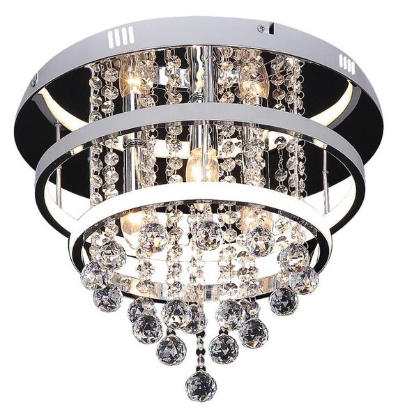 Rabalux 2237 - Кристален полилей за повърхностен монтаж PALLAS LED/32W/230V + 3xE14/40W