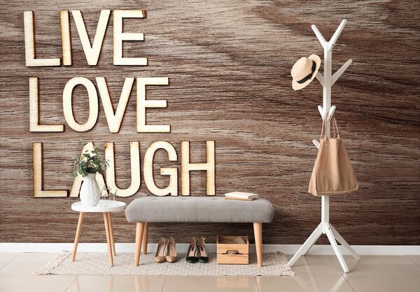 Тапет – Със слова - Live Love Laugh