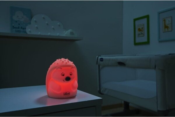 Chicco - Детска нощна лампа SWEET LIGHTS таралеж