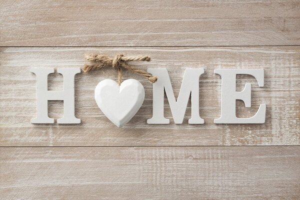 Тапет – Надпис Home в ретро стил