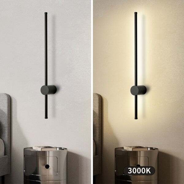Brilagi - LED външно стенно осветително тяло AURA LED/12W/230V 3000K IP54 черно