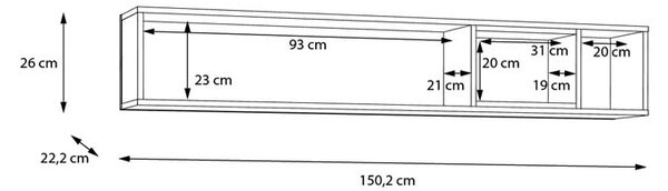 СТЕНЕН РАФТ ХАЙ РОК 150,2/22,2/26 СМ