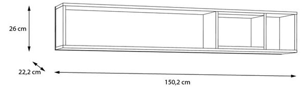 СТЕНЕН РАФТ ХАЙ РОК 150,2/22,2/26 СМ