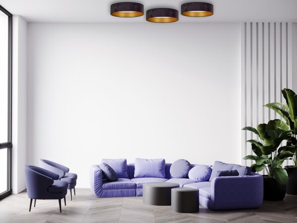 Brilagi - LED Лампа VELVET STAR LED/24W/230V Ø 40 cм сива/златиста