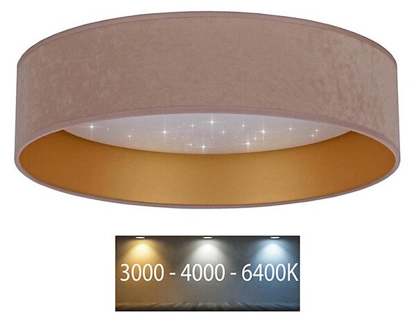 Brilagi - LED Лампа VELVET STAR LED/24W/230V Ø 40 cм бежова/златиста