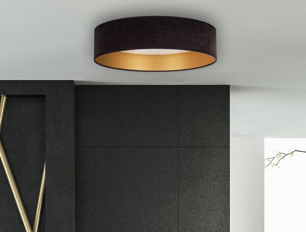 Brilagi - LED Лампа VELVET STAR LED/24W/230V Ø 40 cм черна/златиста