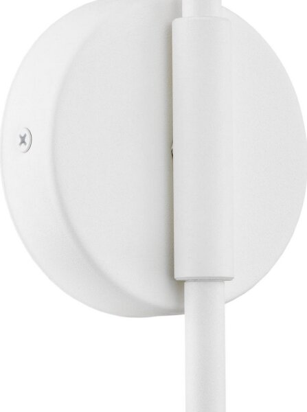 Argon 8006 - Аплик AVALONE 1xE27/15W/230V 34 см бял/златист