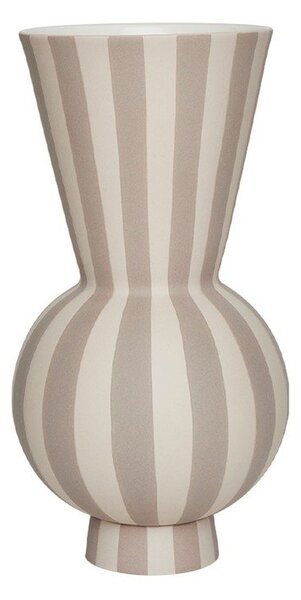 Бежова глинена ръчна изработка ваза (височина 28 cm) Toppu – OYOY Living Design