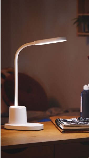 Philips - LED регулируема настолна лампа BUCKET LED/7W/5V 1800 mAh CRI 90