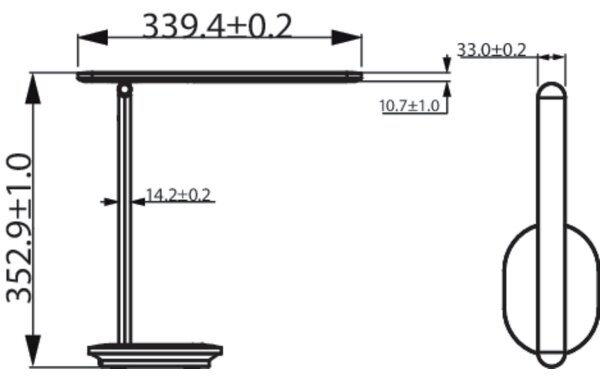 Philips - LED Сензорна настолна лампа IVORY LED/5W/5V 2700/3600/5000K CRI 90