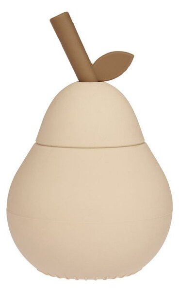 Кремава силиконова детска чаша Pear – OYOY Mini