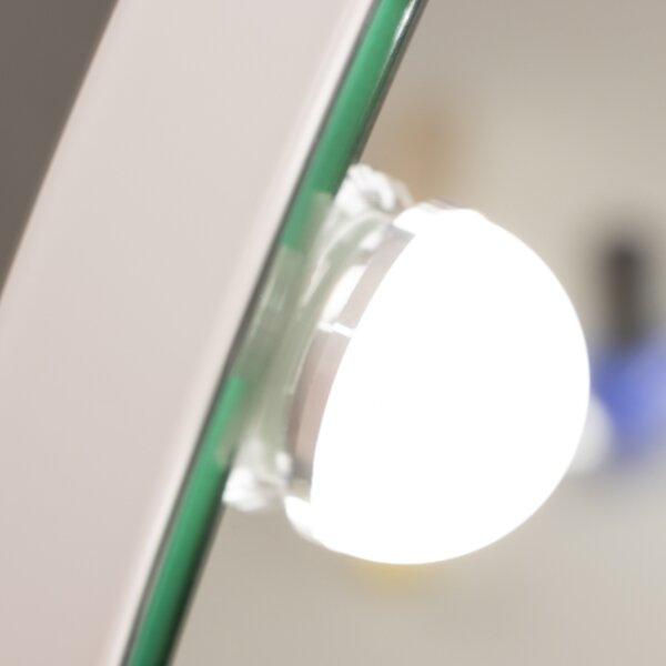 Brilagi - LED регулируемо грим огледало HOLLYWOOD LED/12W/230V 3000/4000/6500K
