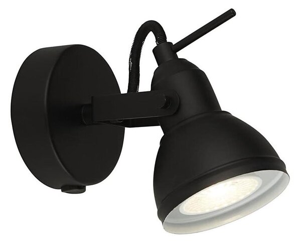 Searchlight 1541BK - Стенен спот FOCUS 1xGU10/50W/230V черен