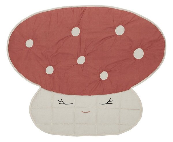 Червено детско килимче за игра 120x98 cm Mushroom – OYOY Mini