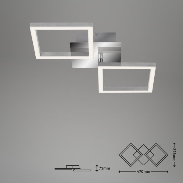 Briloner 3207-018 - LED Лампа FRAMES 2xLED/8W/230V