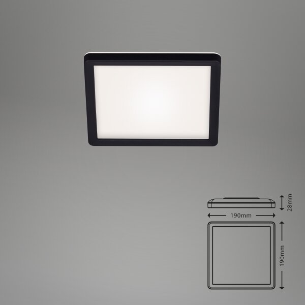 Briloner 7153-415 - LED Лампа SLIM LED/12W/230V 19x19 см