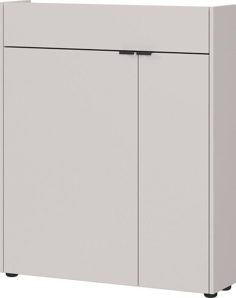 Кремаво матово шкафче 83x99x22 cm Ameca – Germania