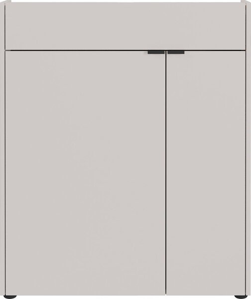 Кремаво матово шкафче 83x99x22 cm Ameca – Germania