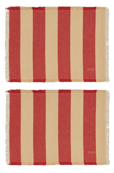 Подложки за хранене в комплект 2 бр. от органичен памук 36x48 cm Toppu – OYOY Living Design