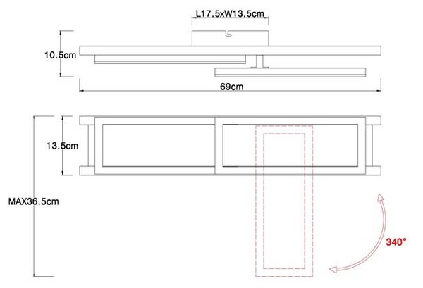 LED ПЛАФОНИЕРА 20W