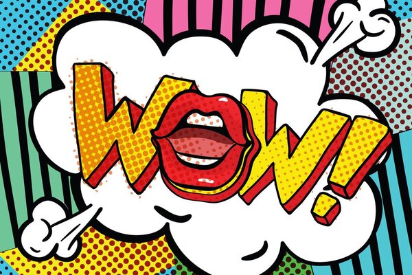 Картина на платно – В поп арт стил – WOW!