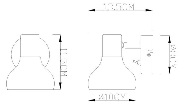 СПОТ 1X40W E14