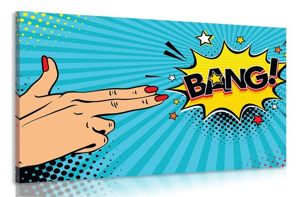 Картина на платно – С поп арт мотив – BANG!